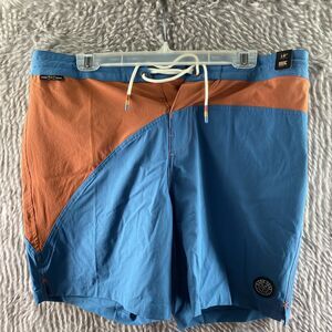 Dark Seas Men's Trunks Aliso Drawstring Board Short Flap Closure Size 34